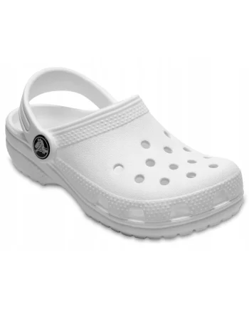 Saboti pentru copii,  Classic Kids Clog 206991, alb, marimea EU 30-31, 19.1 cm