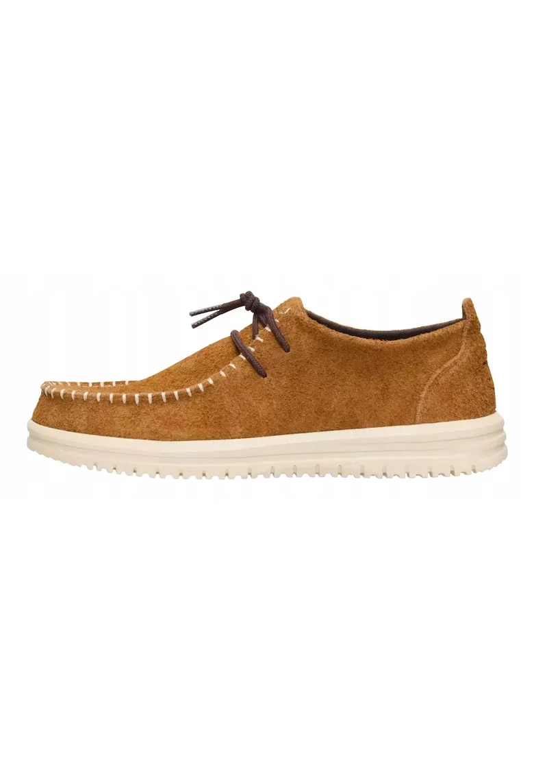 Mocasini Barbati,  NXT Moc, Piele Intoarsa, Maro,
