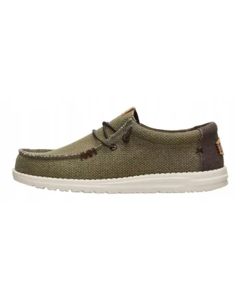 Męskie Lekkie Mokasyny Buty Wsuwane Wally Braided