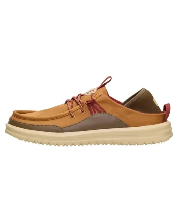 Męskie Lekkie Mokasyny Buty Wsuwane Bradley Blipper Nylon, Maro