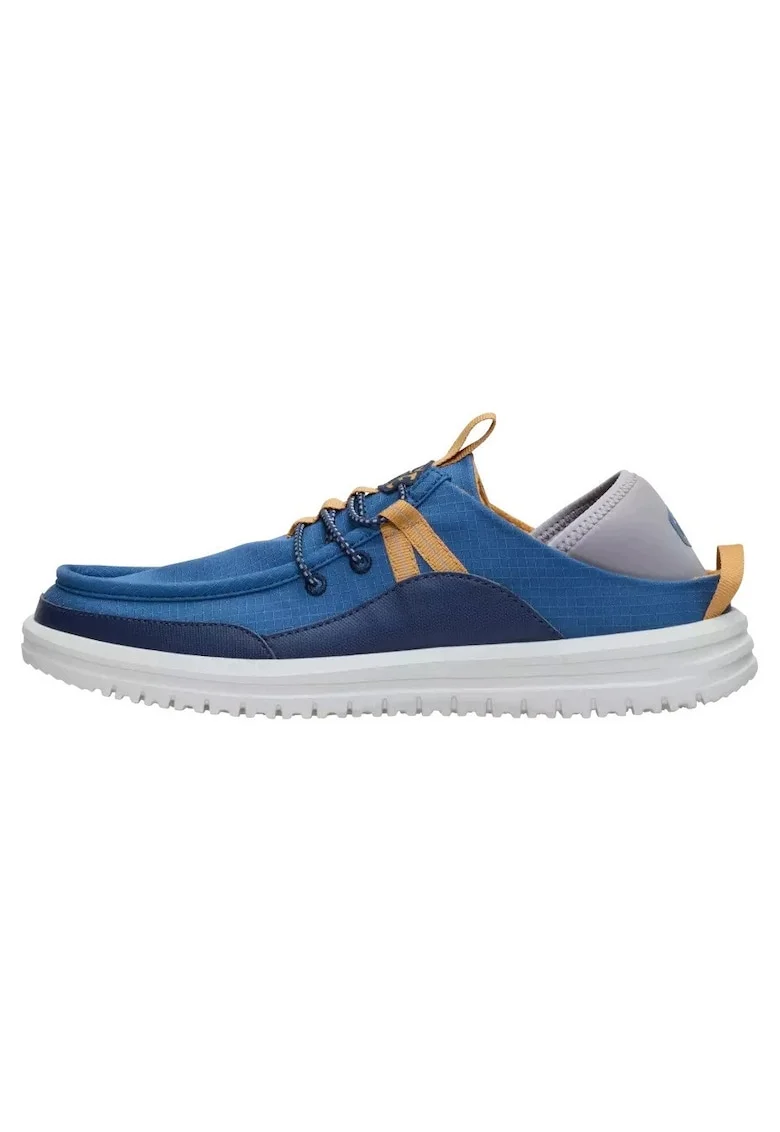 Męskie Lekkie Mokasyny Buty Wsuwane Bradley Blipper Nylon, Albastru