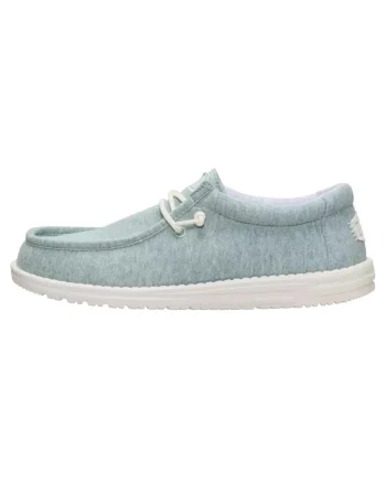 Męskie Lekkie Mokasyny Buty Półbuty Wsuwane Wally Stretch Jersey, Verde