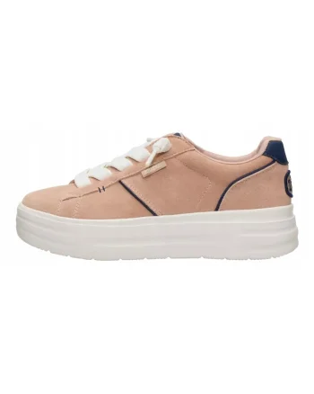 dama, Hey Dude, Karina Dbl Duo Suede, taupe multicolor, platforma 5, Maro
