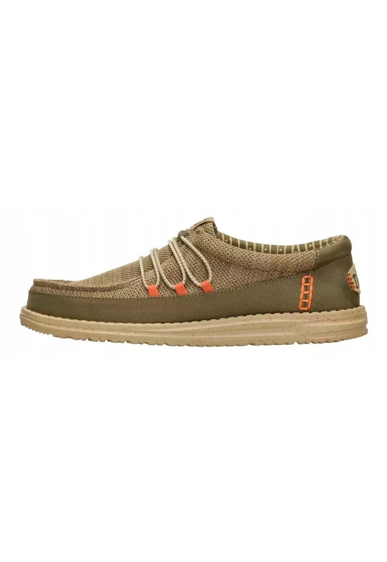 Męskie Lekkie Mokasyny Buty Wsuwane Wally Guard Stretch Sox, Maro