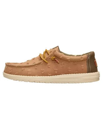 Męskie Lekkie Mokasyny Buty Półbuty Wsuwane Wally Well Worn, Maro