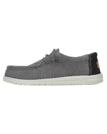 Męskie Lekkie Mokasyny Buty Półbuty Wsuwane Wally Workwear, Gri
