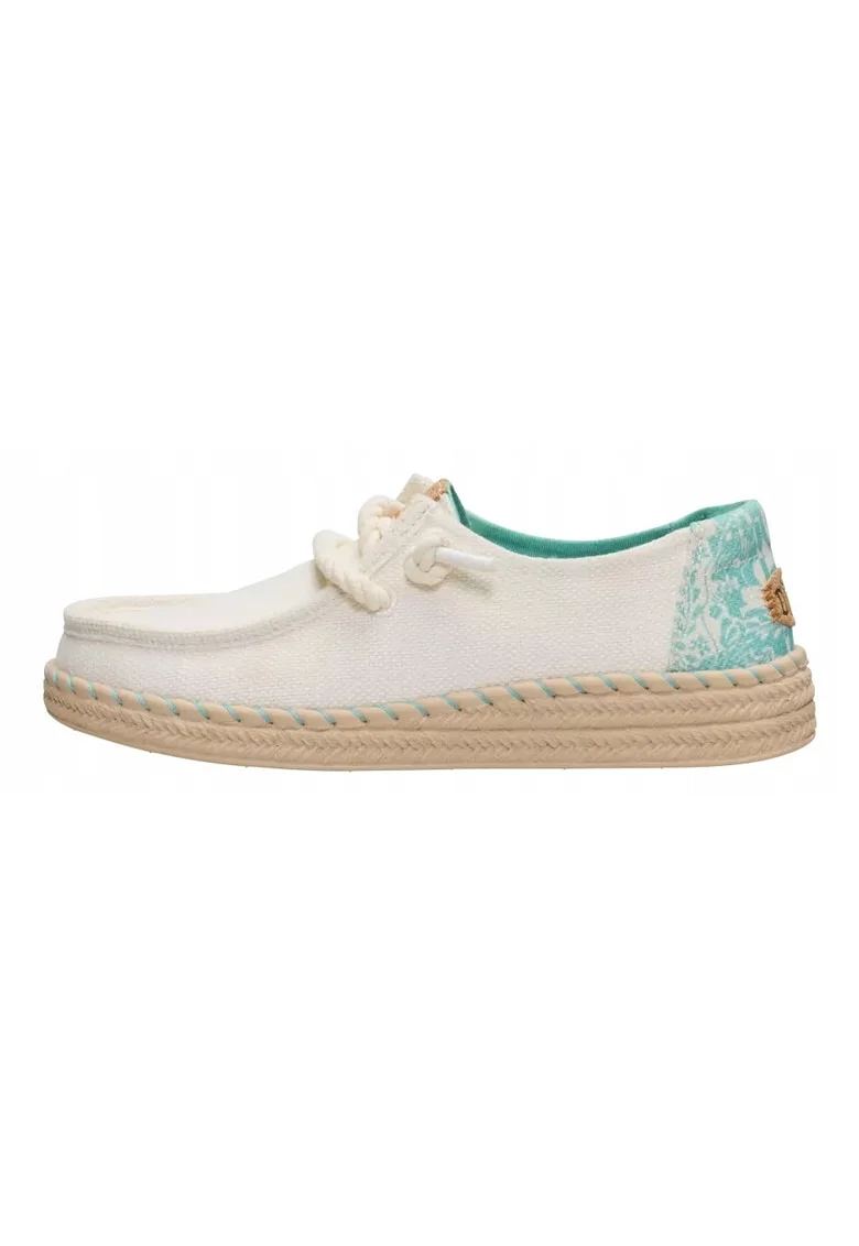 Mocasini Dama, Hey Dude, Wendy Espadrille Hibiscus, Bej