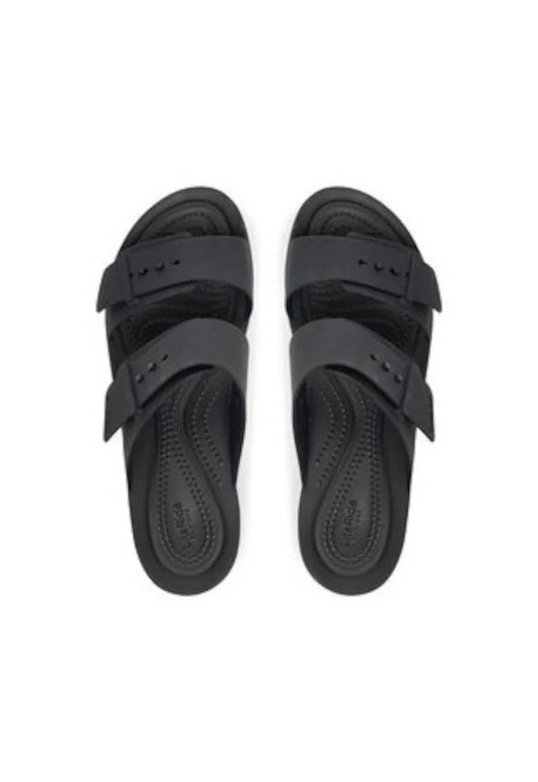 Papuci dama,  negru, plastic