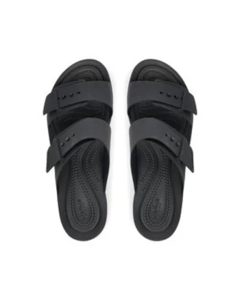 Papuci dama,  negru, plastic