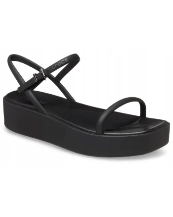 Sandale dama,  Miami Platform Y Strap, negre, marimea 41-42, platforma 4 cm
