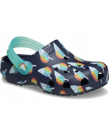 Saboti Copii,  Classic Cone Clog, Bleumarin, Negru