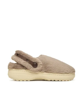 Papuci dama  Mushroom 195, clasic, maro