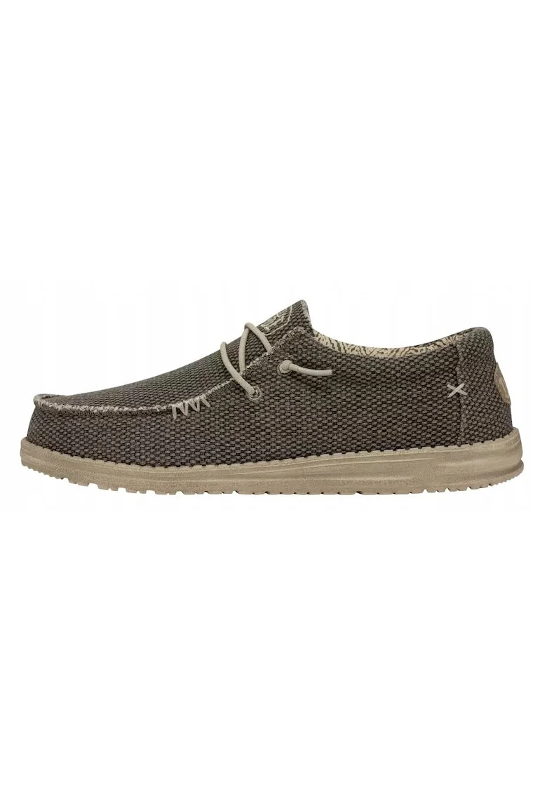 Męskie Lekkie Mokasyny Buty Wsuwane Wally Braided