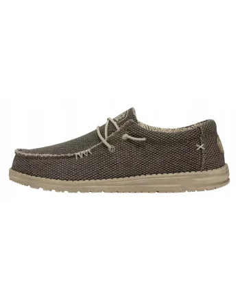 Męskie Lekkie Mokasyny Buty Wsuwane Wally Braided