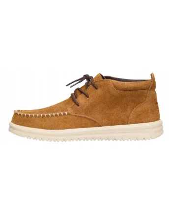 Pantofi barbatesti, Hey Dude, Wally NXT Mid, maro, piele intoarsa, marimea