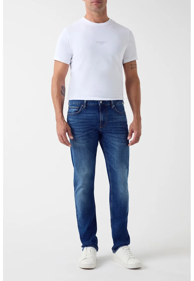 Blugi slim fit, Albastru