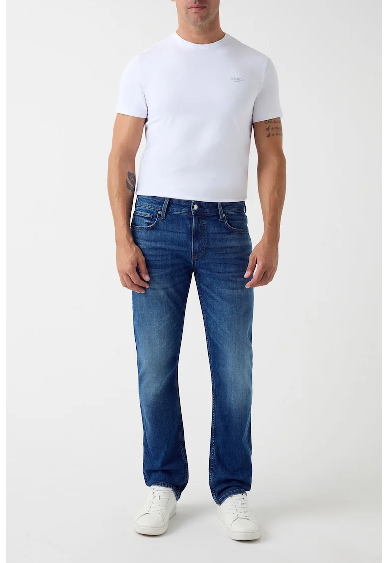 Blugi slim fit cu 5 buzunare, Bleumarin