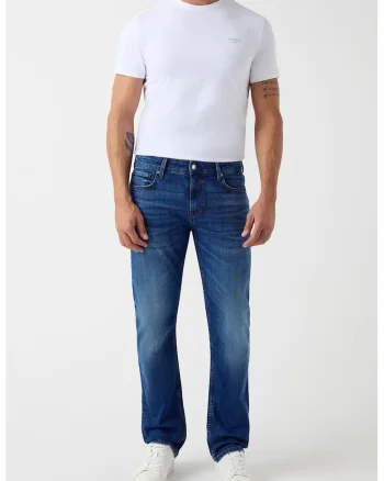 Blugi slim fit cu 5 buzunare, Bleumarin