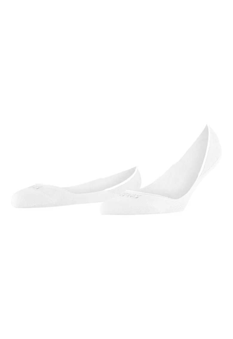 Sosete din bumbac cu efect anti-alunecare Step Medium, Alb