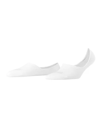 Sosete unisex high-cut foarte scurte cu sistem anti-alunecare Step, Alb