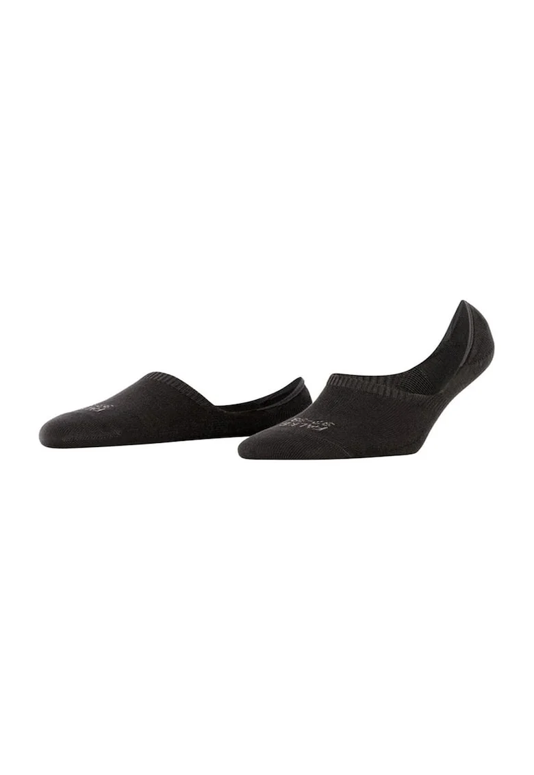 Sosete unisex high-cut foarte scurte cu sistem anti-alunecare Step, Negru