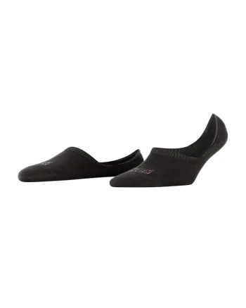 Sosete unisex high-cut foarte scurte cu sistem anti-alunecare Step, Negru