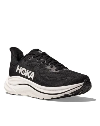 Pantofi de alergare barbati HOKA Clifton 10 Wide Negru - Black/White