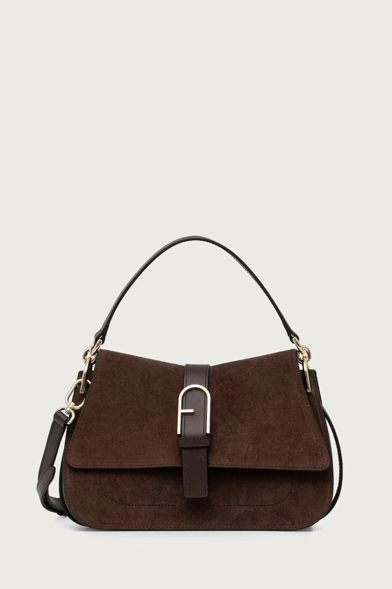 Furla geantă crossbody pentru femei din piele întoarsă