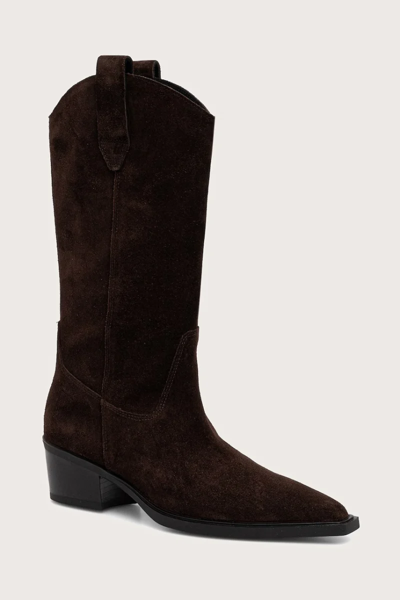 Vagabond Shoemakers cizme cowboy pentru femei din piele întoarsă KELSEY
