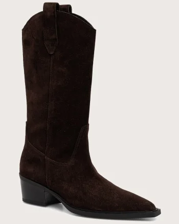 Vagabond Shoemakers cizme cowboy pentru femei din piele întoarsă KELSEY