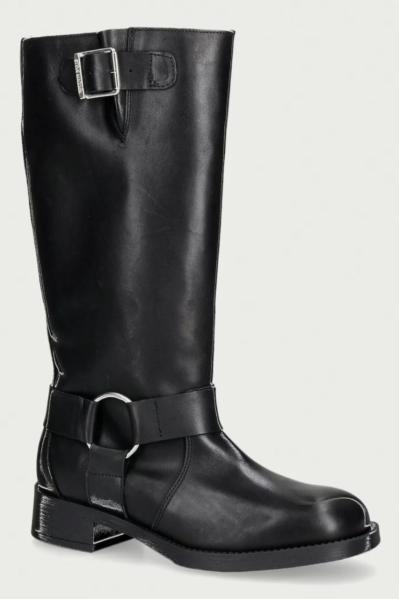 Steve Madden cizme pentru femei din piele Zamza