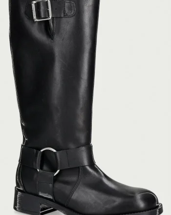 Steve Madden cizme pentru femei din piele Zamza