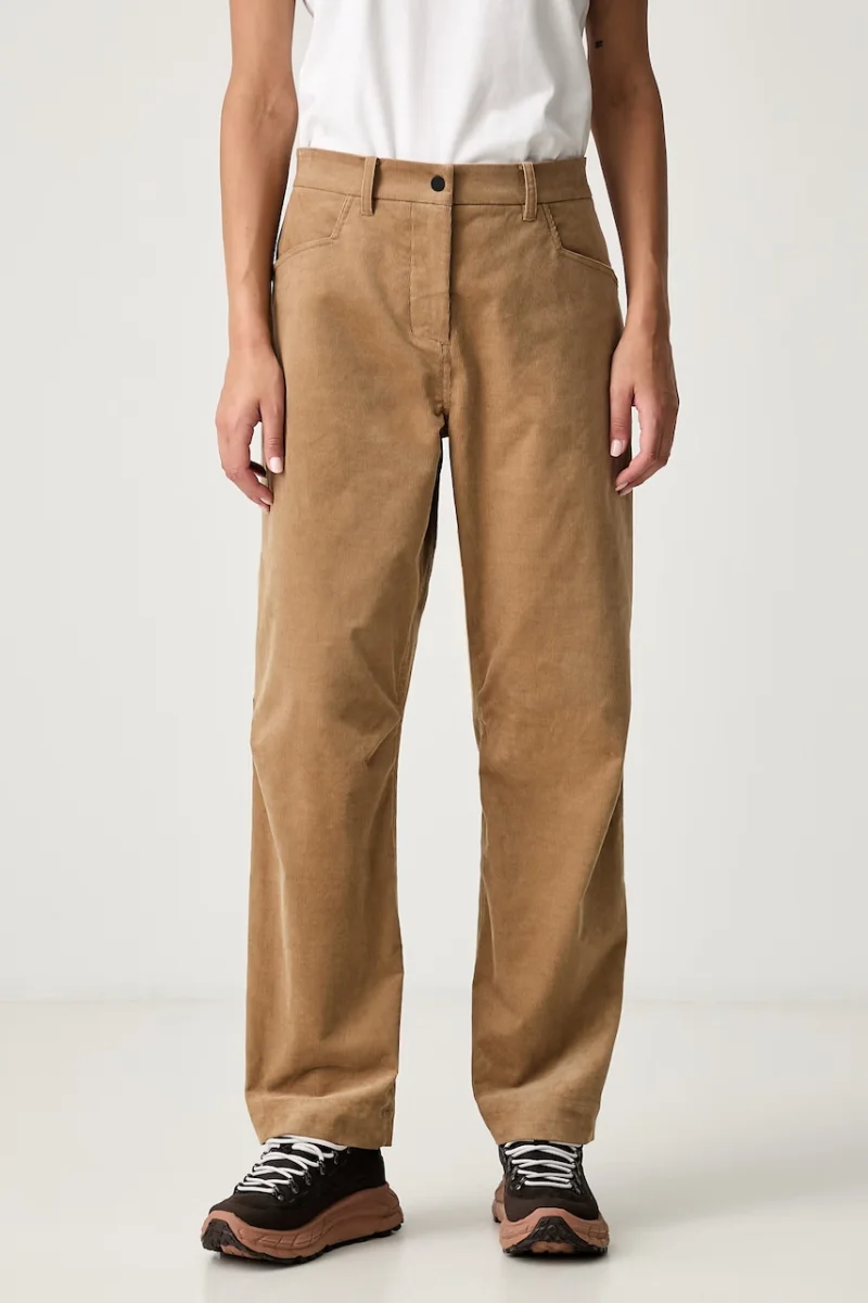 Salewa pantaloni pentru femei din catifea reiată FANES CORD