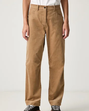 Salewa pantaloni pentru femei din catifea reiată FANES CORD