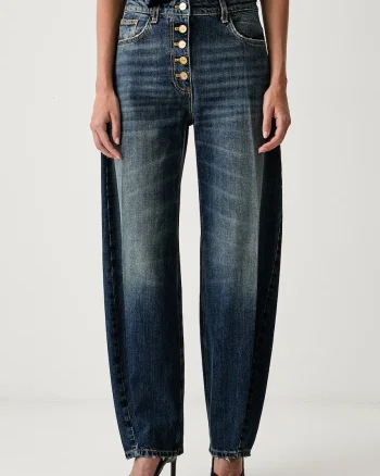 Elisabetta Franchi blugi relaxed fit pentru femei