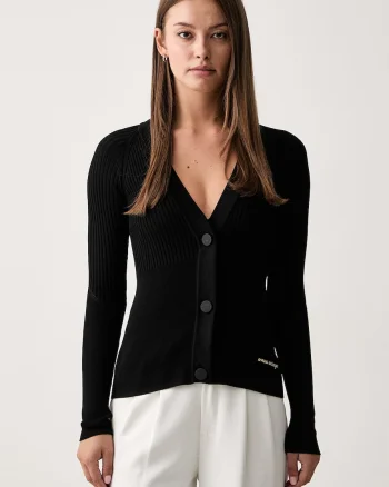 Armani Exchange cardigan pentru femei cu vâscoză