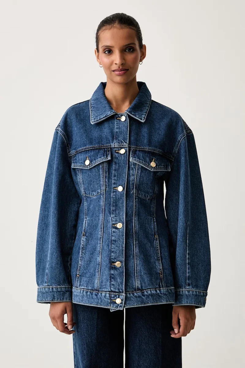 HUGO geacă de tranziție pentru femei din denim HUGO ICON_3