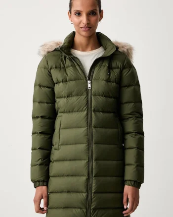 Tommy Jeans geacă cu puf pentru femei