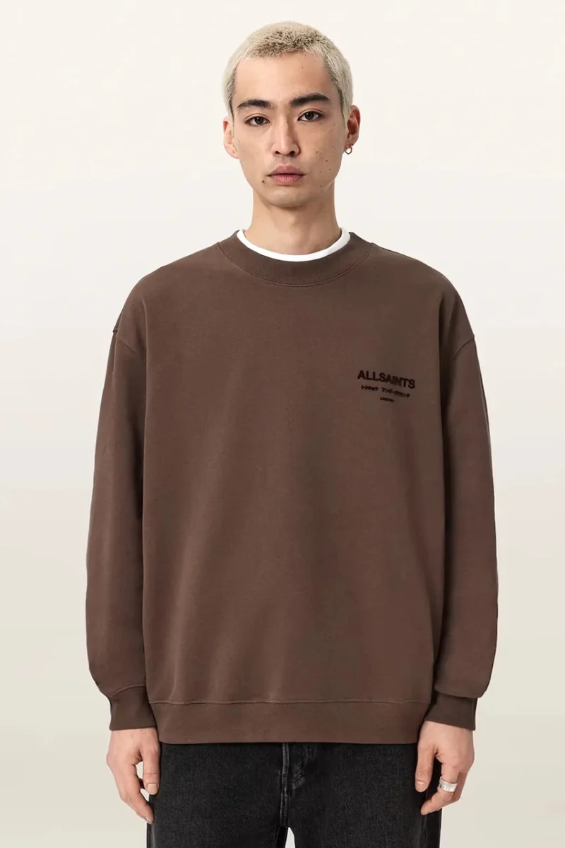 AllSaints hanorac pentru bărbați din bumbac XANDER