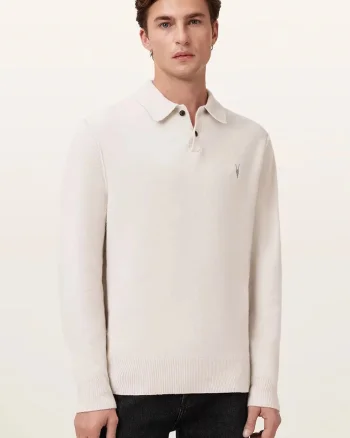 AllSaints pulover pentru bărbați cu vâscoză STATTEN
