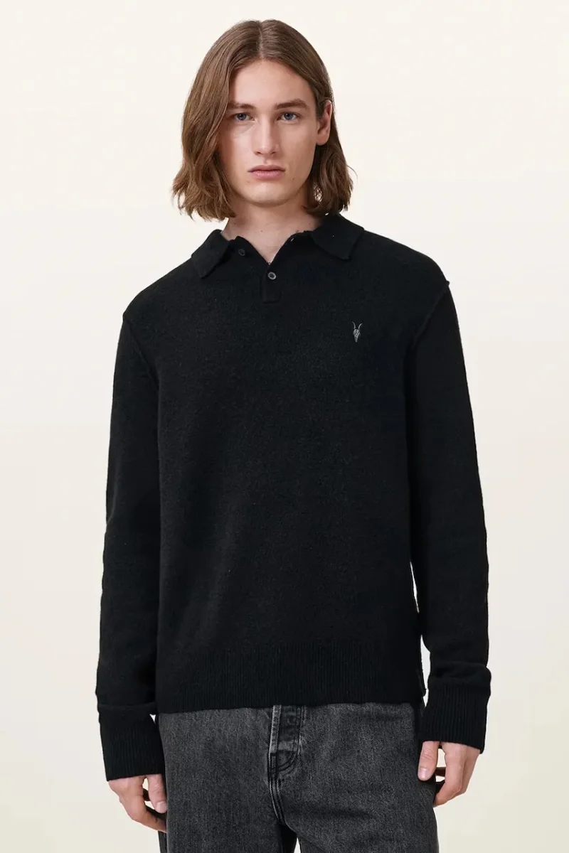 AllSaints pulover pentru bărbați cu vâscoză STATTEN