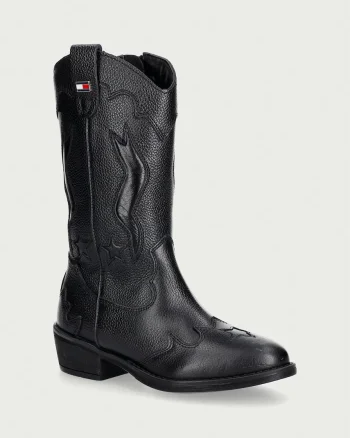Tommy Hilfiger cizme cowboy pentru copii din piele