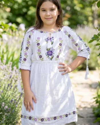 Rochie traditionala fetite Maricica 2