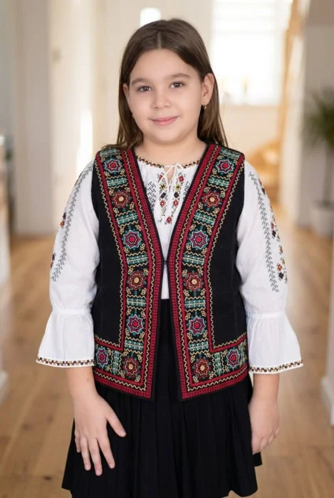 Vesta traditionala fetite Olguta 3