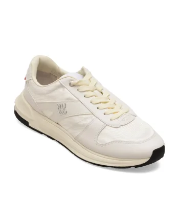 Pantofi sport HUGO albi, 3770, din material textil