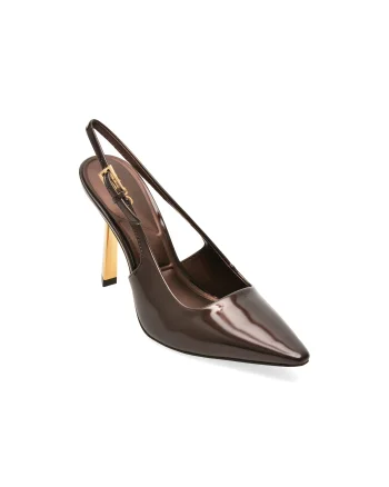 Pantofi eleganti ALDO maro, MARYSA 201, din piele ecologica lacuita