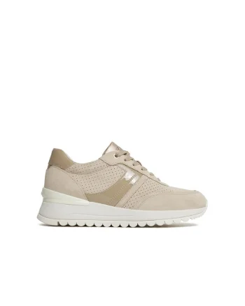 Pantofi sport dama,  303467, Piele naturala., Maro