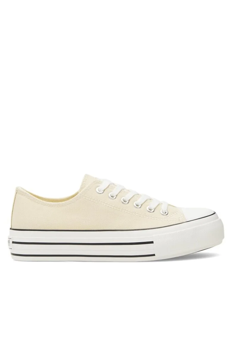 Pantofi sport dama,  Textil, Bej, Bej