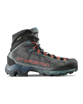 Ghete pentru drumetii Aequilibrium GTX, Negru stins/Albastru petrol/Gri inchis