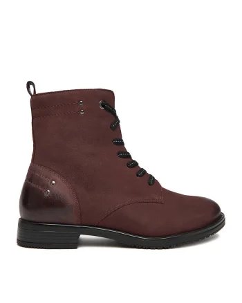 Ghete dama,  CEO-WI23-DALIA3-26, bordo, piele naturala, Visiniu